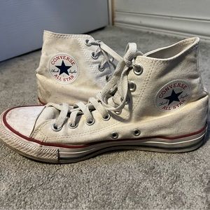 High Top White Converse